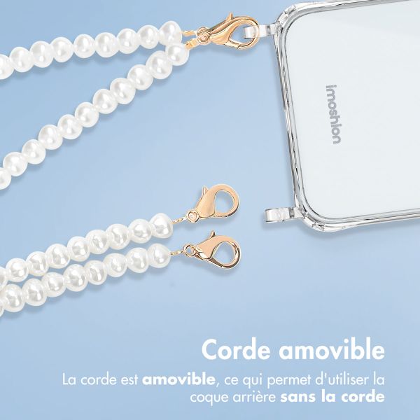 imoshion Coque avec dragonne + ﻿bracelet iPhone 15 - Perles