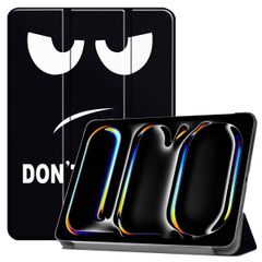 imoshion Coque tablette Design iPad Pro 11 (2024) M4 - Don't touch