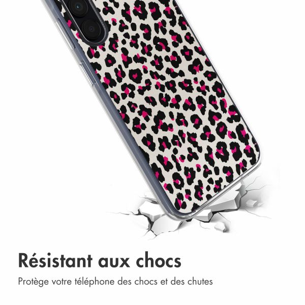 imoshion Coque Design Samsung Galaxy A35 - Leopard Pink