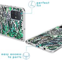 imoshion Coque Design Galaxy A71 - Jungle - Blanc / Noir / Vert