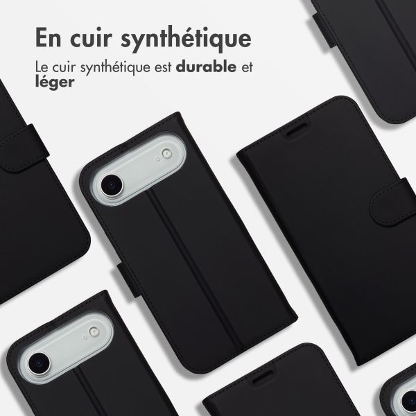 Accezz Étui de télephone Wallet Apple iPhone Air - Noir