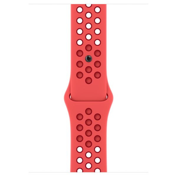 Apple Bracelet Nike Sport Apple Watch Series 1 t/m 11 / SE / Ultra (44/45/46/49 mm) - Bright Crimson / Gym Red