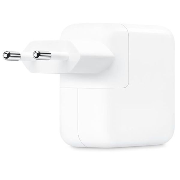 Apple ﻿Adaptateur secteur USB-C d'origine - Chargeur - Double connexion USB-C - 35W - Blanc