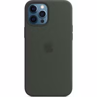 Apple Coque en silicone MagSafe Apple iPhone 12 Pro Max - Cypress Green