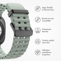 imoshion Bracelet Ocean en silicone Samsung Galaxy Watch Ultra (2024/2025) - Grayish Green