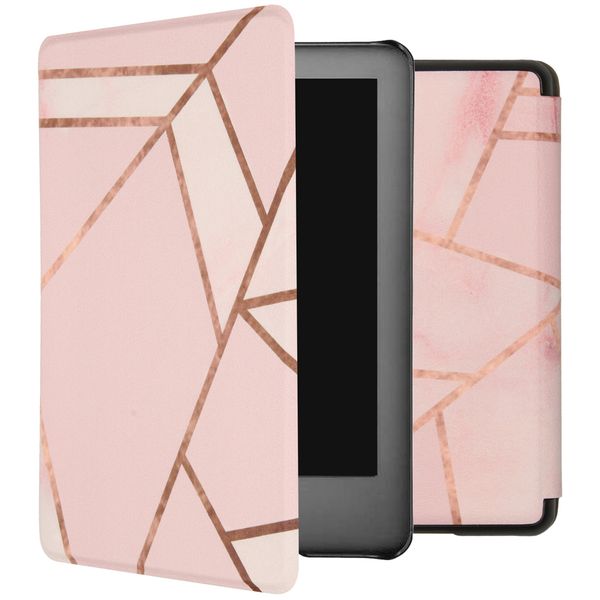 imoshion ﻿Design Slim Hard Sleepcover Amazon Kindle 10 - Pink Graphic