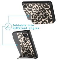 imoshion Étui de liseuse portefeuille design Pliable Kobo Clara Colour / BW - Leopard