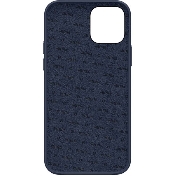 Valenta Coque en cuir Luxe iPhone 12 (Pro) - Bleu foncé