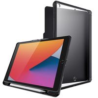 Itskins Coque tablette Hybrid Solid Folio iPad 9 (2021) 10.2 pouces / iPad 8 (2020) 10.2 pouces / iPad 7 (2019) 10.2 pouces - Noir