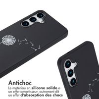 imoshion Coque design en silicone avec cordon Samsung Galaxy S25 Plus - Dandelion Black