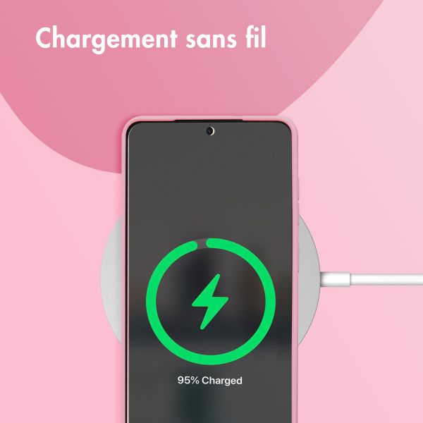 imoshion Coque Couleur Samsung Galaxy S25 Edge - Bubblegum Pink