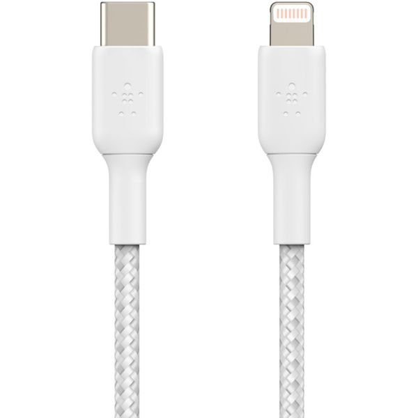 Belkin Boost↑Charge™ Braided Lightning vers câble USB-C - 2 mètres