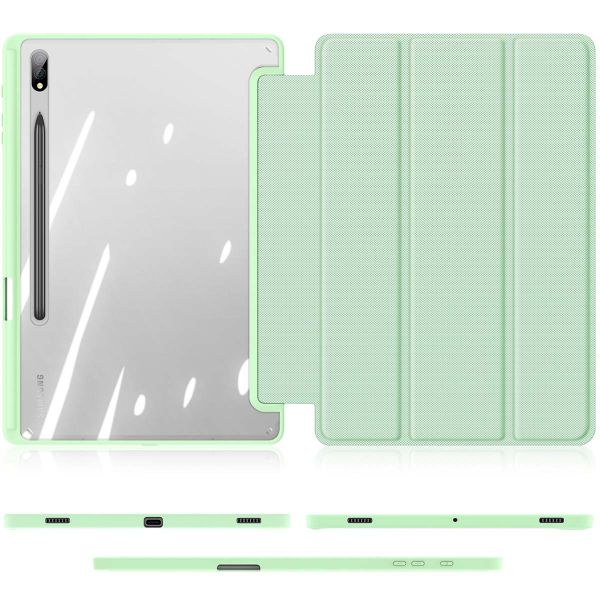 Dux Ducis Coque tablette Toby Samsung Galaxy Tab S8 Plus / S7 Plus / S7 FE - Vert