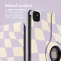 imoshion Coque Design rotatif à 360° Apple iPad Pro 12.9 (2018/2020/2021/2022) - Dancing Cubes