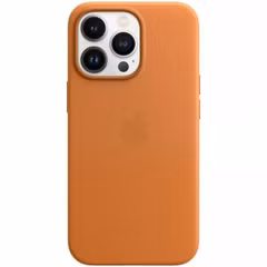 Apple Coque Leather MagSafe Apple iPhone 13 Pro - Golden Brown