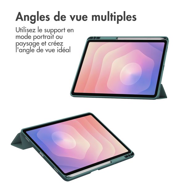 imoshion Coque tablette rigide Trifold Samsung Galaxy Tab S11 - Vert