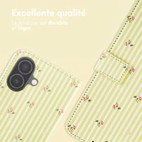 imoshion Étui de télephone portefeuille Design Apple iPhone 17 - Garden Stripes