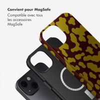 Selencia Coque arrière Vivid avec MagSafe Apple iPhone 13 - Moo'd Olive Dust
