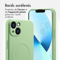 imoshion Coque Couleur avec MagSafe iPhone 13 - Vert