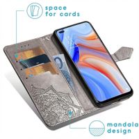 imoshion Etui de télephone Mandala Oppo Reno4 5G - Gris