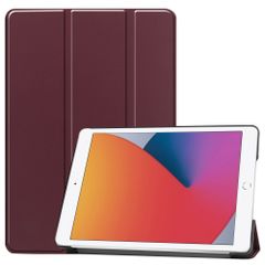 imoshion Coque tablette Trifold iPad 7 (2019) / iPad 8 (2020) / iPad 9 (2021) 10.2 inch - Bordeaux