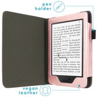 imoshion Étui de liseuse portefeuille en cuir végan Tolino Page 2 - Rose Doré