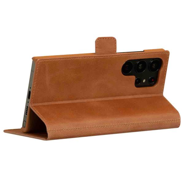 dbramante1928 Étui de télephone portefeuille Samsung Galaxy S23 Ultra - Marron