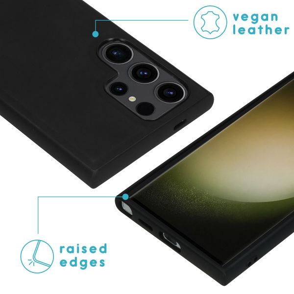 imoshion Etui de télephone luxe 2-en-1 amovible Samsung Galaxy S24 Ultra - Noir