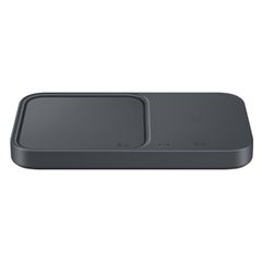 Samsung ﻿Wireless Charger Duo - Chargeur sans fil - Sans adaptateur et câble de charge - 15 Watt - Noir