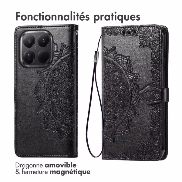 imoshion Etui de télephone Mandala Xiaomi 15T Pro - Noir