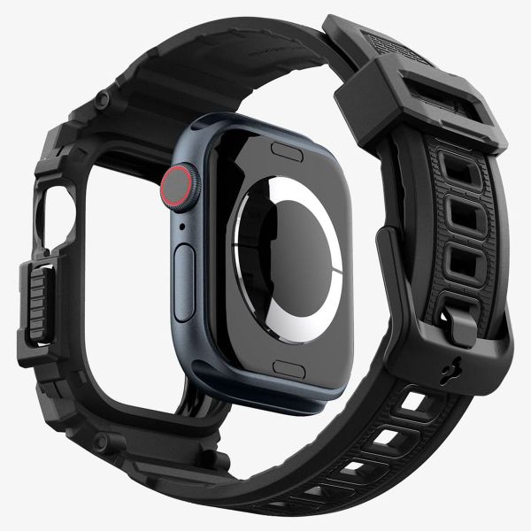 Spigen Coque Rugged Armor™ Pro Apple Watch Series 10 / 11 - 46 mm - Matte Black
