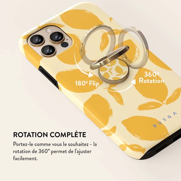 Burga Ringholder Gold - Bague téléphone - Lemon Tart