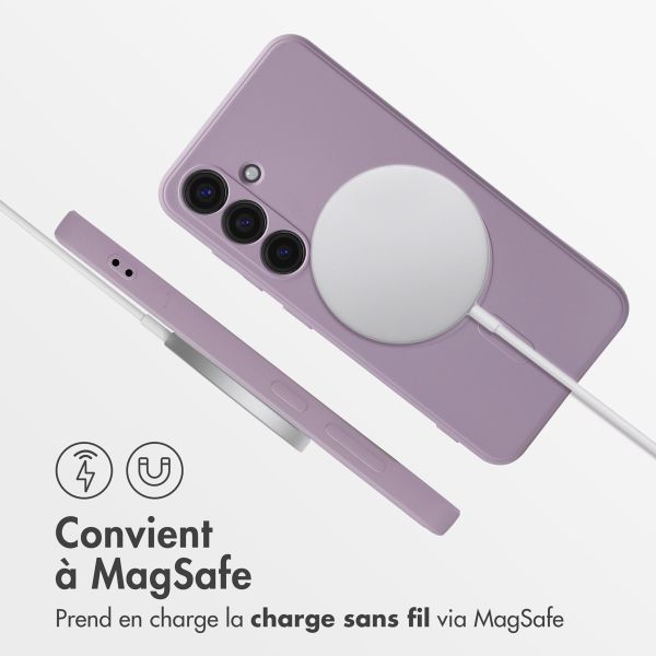 imoshion Coque Couleur avec MagSafe Samsung Galaxy S24 - Violet