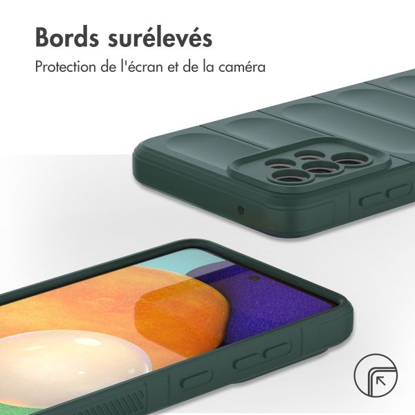 imoshion Coque arrière EasyGrip Samsung Galaxy A52(s) (5G/4G) - Vert foncé