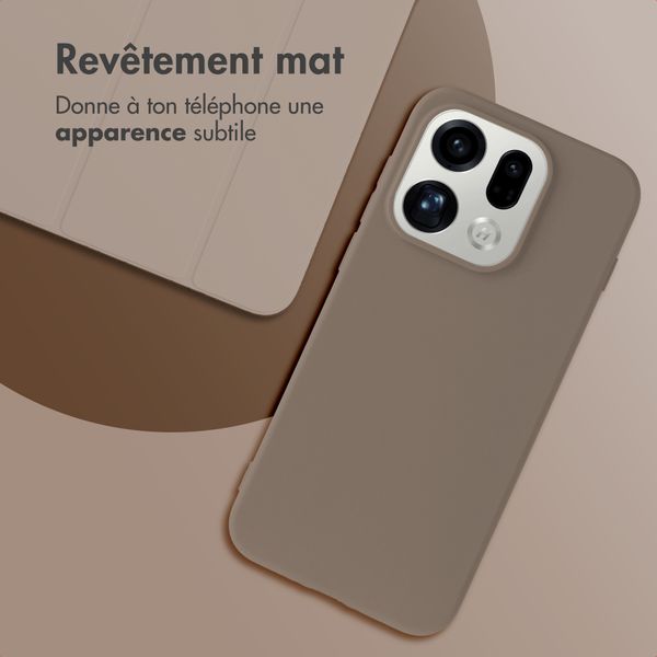imoshion Coque Couleur Oppo Find X9 - Marron