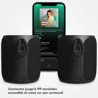 Selencia AquaPlay Enceinte Bluetooth - Enceinte sans fil - Étanche - Black