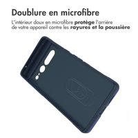 imoshion Coque arrière EasyGrip Google Pixel 7 Pro - Bleu foncé