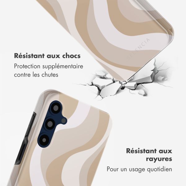 Selencia Coque arrière Vivid Tough Samsung Galaxy A16 - Desert Waves Beige