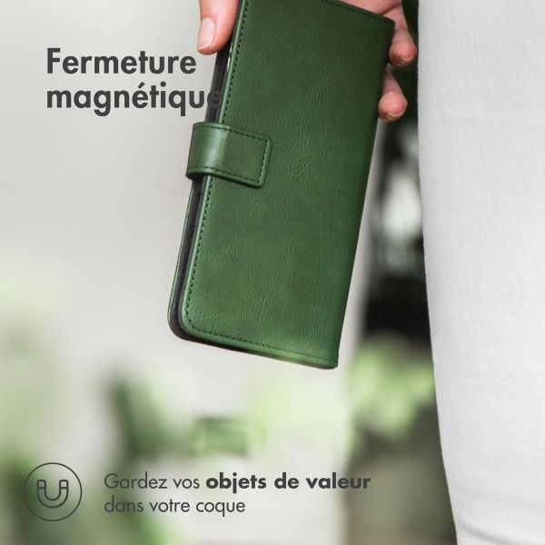 imoshion Étui de téléphone portefeuille Luxe Samsung Galaxy A25 (5G) - Vert