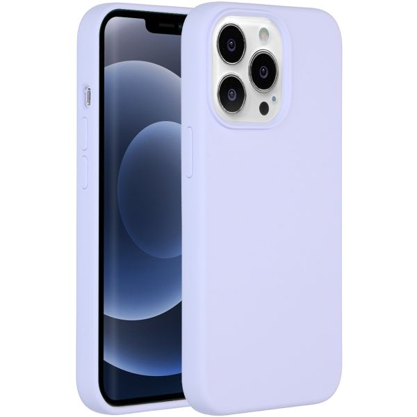 Accezz Coque Liquid Silicone iPhone 13 Pro - Violet