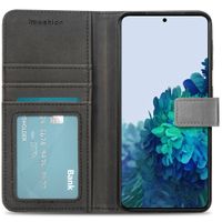 imoshion Étui de télephone portefeuille de luxe Samsung Galaxy S21 - Gris