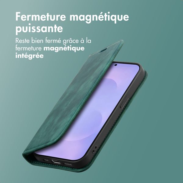imoshion Étui de téléphone portefeuille Slim Samsung Galaxy S26 - Vert