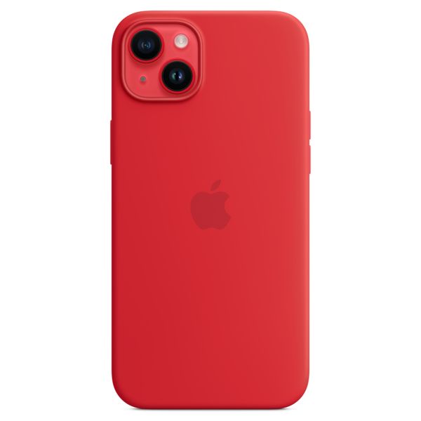 Apple Coque en silicone MagSafe Apple iPhone 14 Plus - Rouge