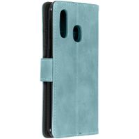 imoshion Étui de téléphone portefeuille Luxe Galaxy A40 - Bleu clair