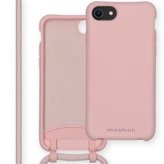 imoshion Coque de couleur avec cordon amovible Apple iPhone SE (2022 / 2020) / 8 / 7 - Rose