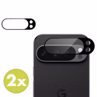 imoshion Protection Caméra en verre trempé 2 Pack Google Pixel 9 - Noir