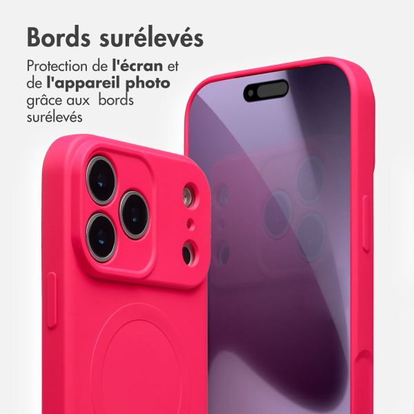 imoshion Coque Couleur avec MagSafe Apple iPhone 17 Pro Max - Neon Pink