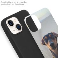 Concevez votre propre coque en gel iPhone 13 - Noir