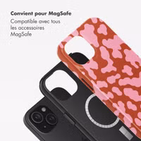 Selencia Coque arrière Vivid avec MagSafe Apple iPhone 15 - Moo’d Blush Pink