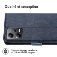 imoshion Étui de télephone portefeuille Xiaomi Poco X5 5G - Bleu foncé